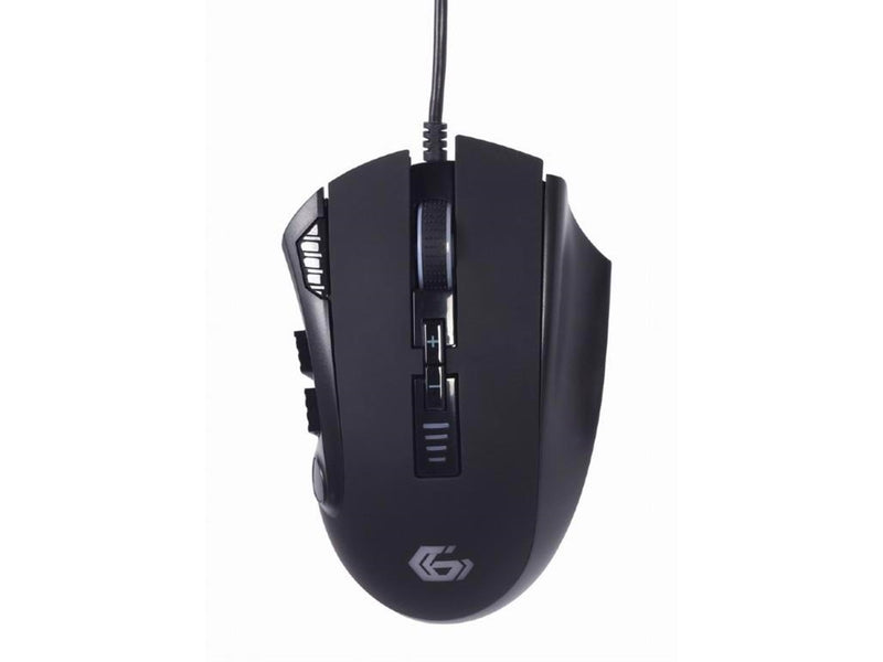 Gembird Ragnar RX500 - Gaming Maus (Schwarz mit RGB)