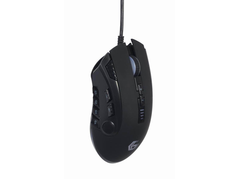 Gembird Ragnar RX500 - Gaming Maus (Schwarz mit RGB)