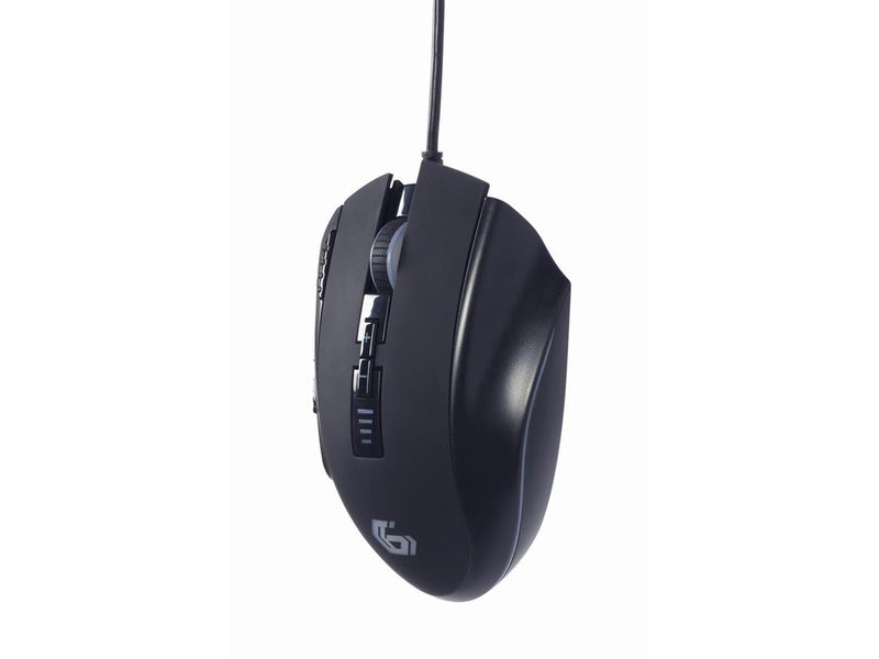 Gembird Ragnar RX500 - Gaming Maus (Schwarz mit RGB)