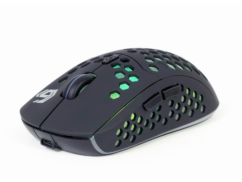 Gembird Ragnar WRX500 Wireless - Gaming Maus (Schwarz mit RGB)