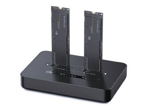 Gembird - SSD docking station - M.2 Card (PCIe NVMe & SATA) - USB-C 3.2 (Gen 2x2)