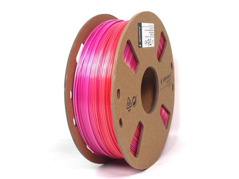 Gembird Silk PLA filament - Purple to red - 1.75mm ø - 1 kg