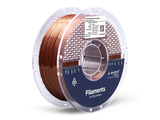 Gembird TPE, TPU, TPC, PP (Flexible) filament - Kupfer - 1.75mm ø - 1 kg