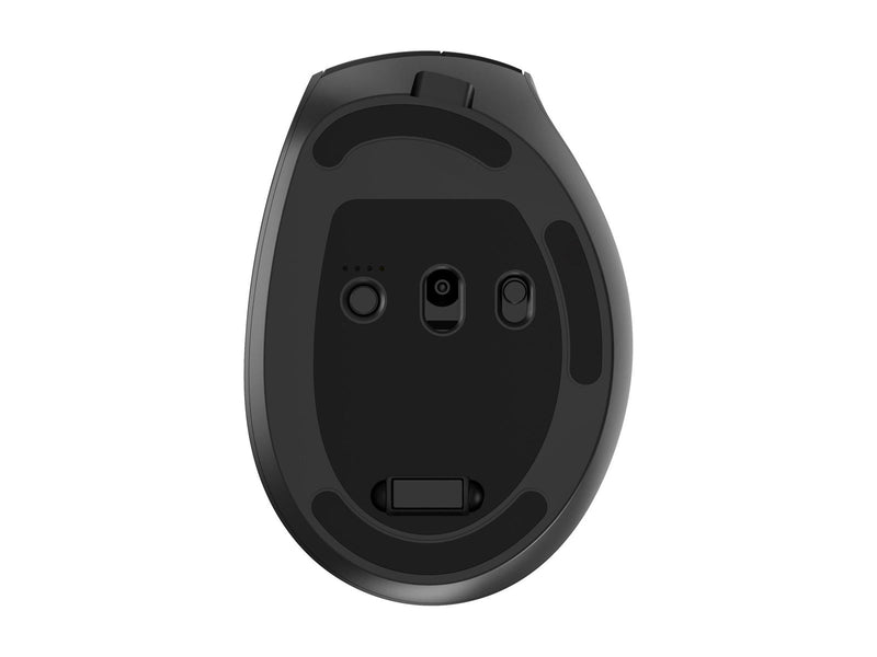 Gembird Triple-mode 9-button wireless ergonomic mouse - Ergonomische Maus (Schwarz)