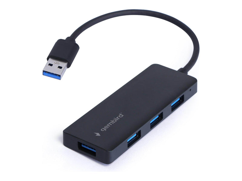 Gembird UHB-U3P4-03 - hub - 4 ports USB-Hubs - 4 - Schwarz