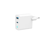Gembird Universal GaN USB charger with LED QC 3.0 & PD 65W 2-port - White