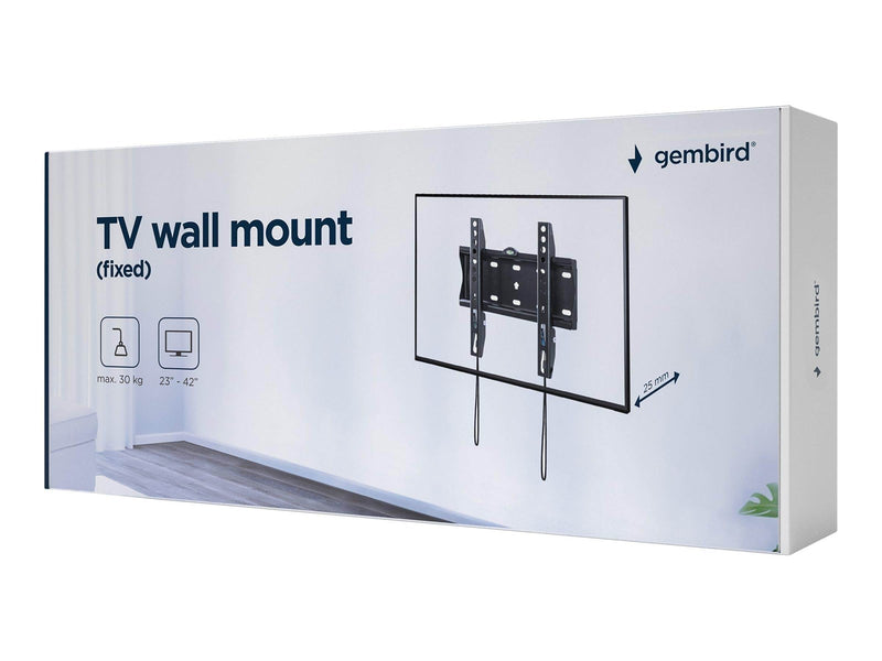Gembird WM-42F-01 mounting kit - for TV - fixed - fine texture black