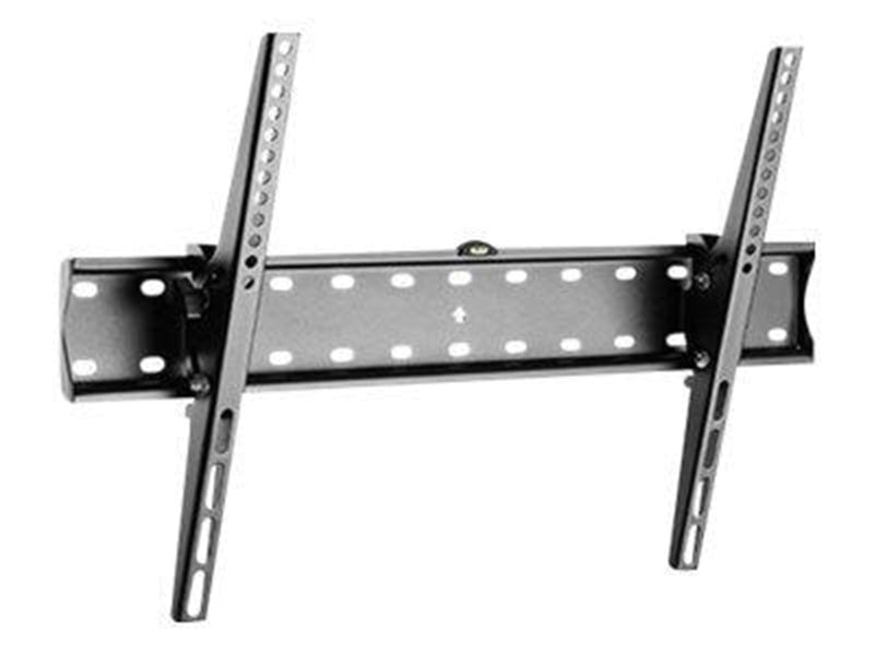 Gembird WM-70T-02 - mounting kit - tilt - for LCD display - fine texture black - Max 40 kg - recommended for 70"
