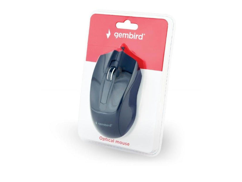 Gembird Wired optical mouse 3B-01 - Maus (Schwarz)