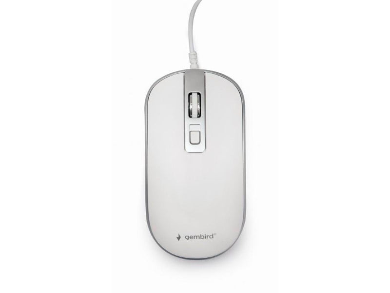 Gembird Wired optical mouse 4B-06 - Maus (Weiß)