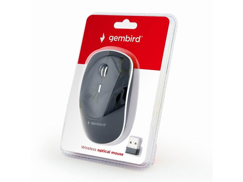 Gembird Wireless optical mouse 4B-01 - Maus (Schwarz)