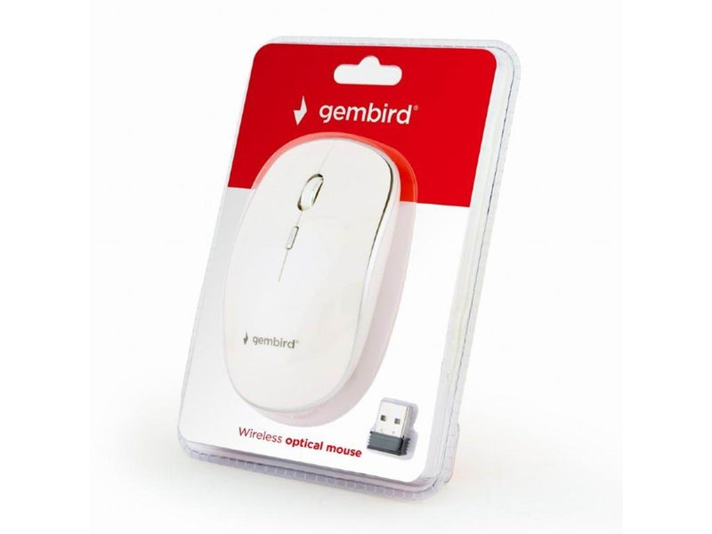 Gembird Wireless optical mouse 4B-01 - Maus (Weiß)