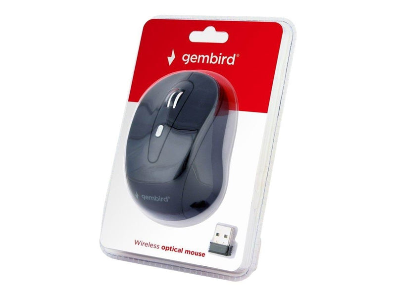 Gembird Wireless optical mouse 6B-01 - Maus (Schwarz)