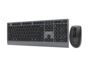 Gembird - keyboard and mouse set - dual-mode slim full size - Cyrillic - black Input Device - Tastatur & Maus Set - Kyrillisch - Schwarz
