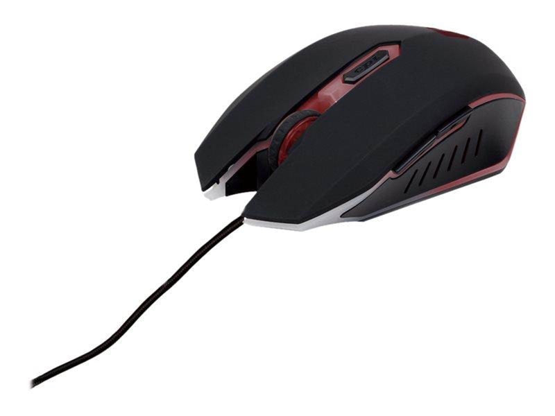 Gembird - keyboard mouse headset and mouse pad set - QWERTY - US - Tastatur-, Maus-, Headset- und Mauspad-Set - Englisch (US) - Rot