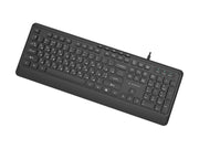 Gembird - keyboard - slim multimedia full size - QWERTY - US - black Input Device - Tastatur - Englisch (US) - Schwarz