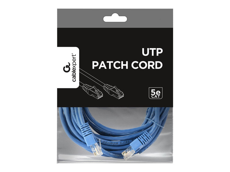 Gembird patch cable - 5 m - blue - Blau - 5m