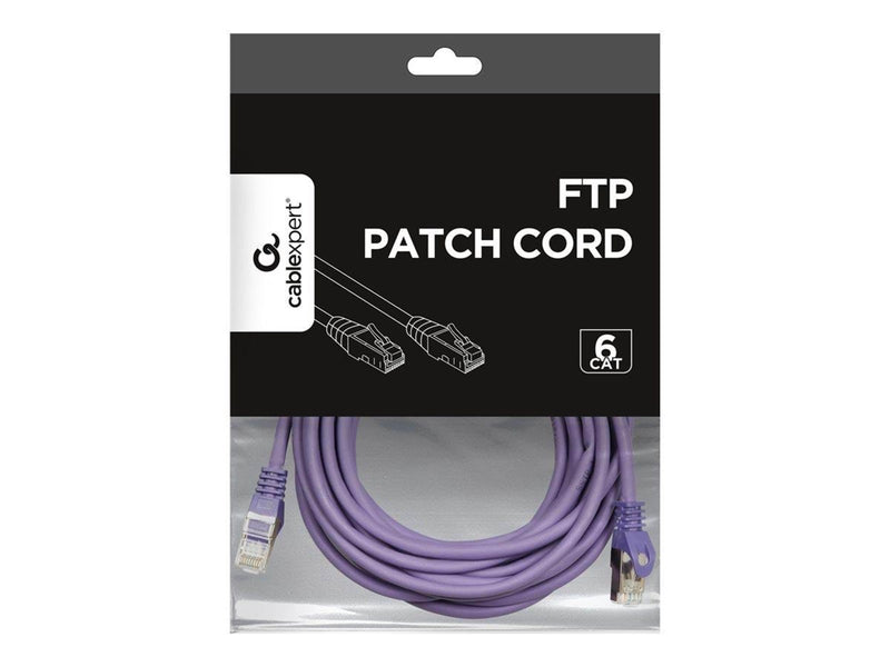 Gembird patch cable - 5 m - purple - Lila - 5m
