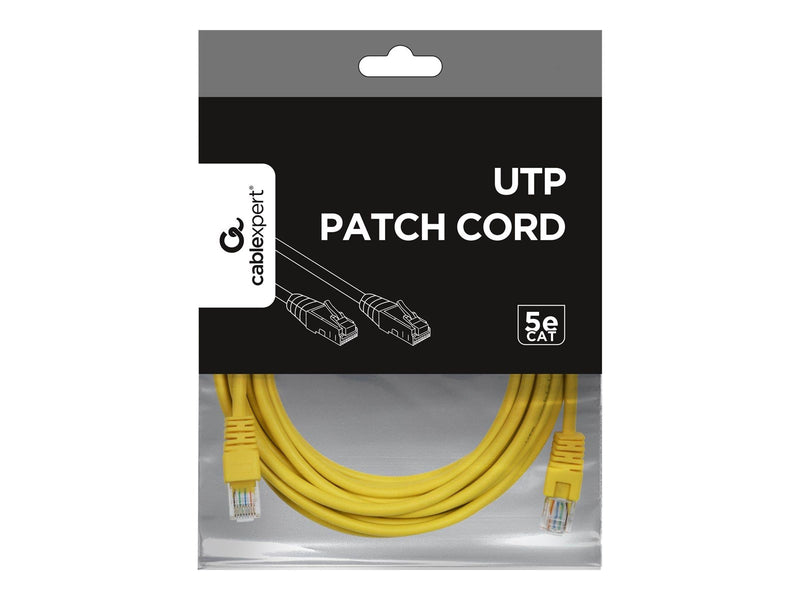 Gembird patch cable - 5 m - yellow - Gelb - 5m
