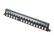 Gembird rack cable management panel - 1U