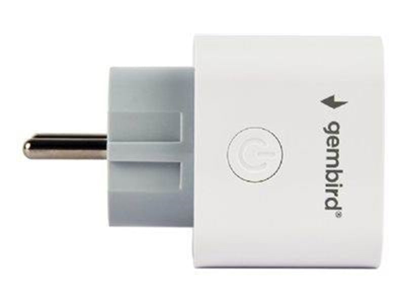 Gembird - smart plug - with power metering - 802.11b/g/n - white