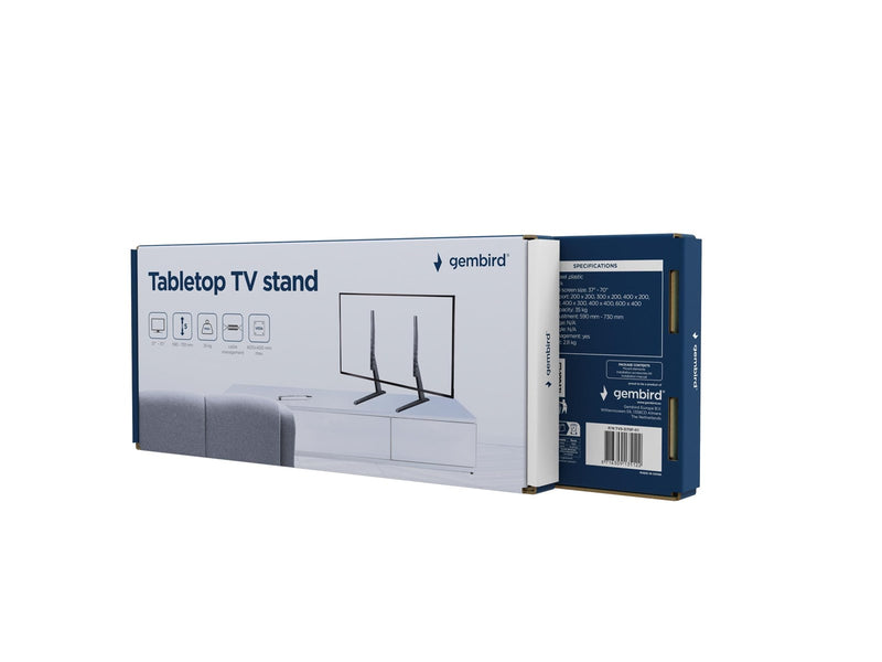 Gembird stand - for TV - black - Max 35 kg - recommended for 70"