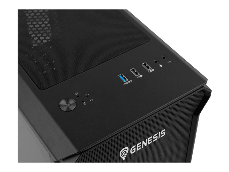 Genesis Irid 503 - Gehäuse - Tower - Schwarz