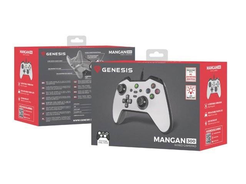 Genesis Mangan 300 - gamepad - wired - Wired Controller - Android