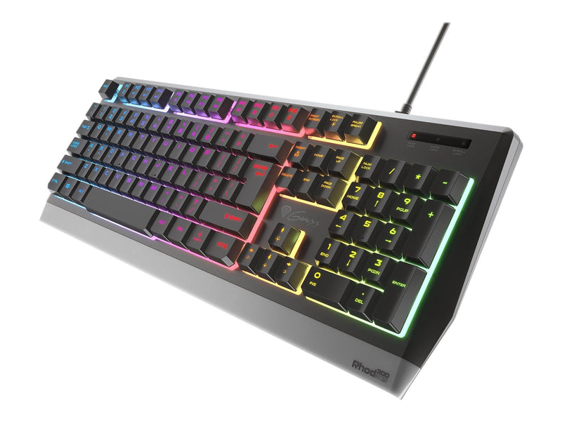 Genesis Rhod Series 300 RGB - Gaming Tastatur - Englisch (US) - Schwarz