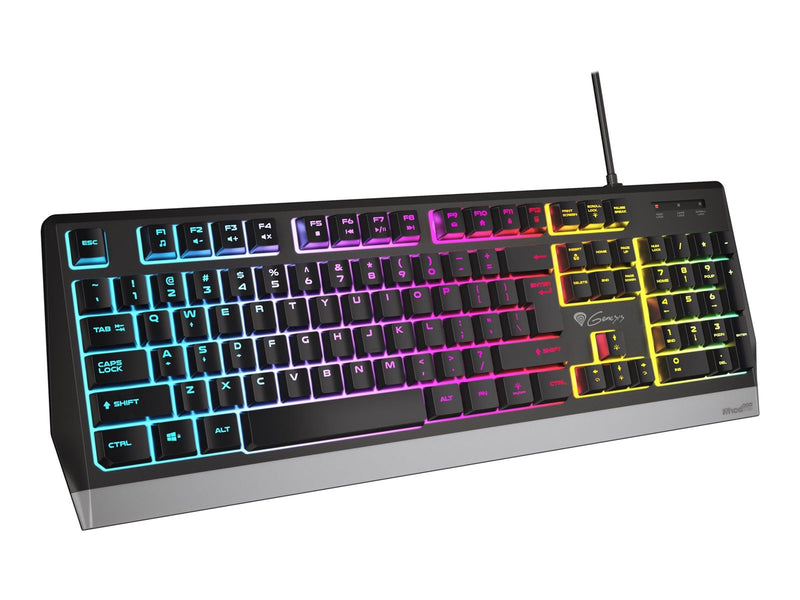 Genesis Rhod Series 300 RGB - Gaming Tastatur - Englisch (US) - Schwarz