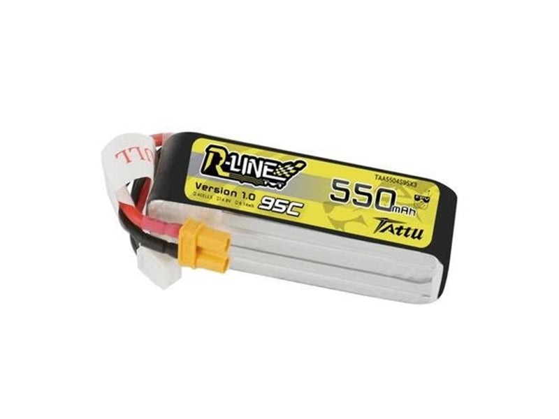 Gens ace &Tattu - 550 mAh 14.8 V 95C 4S1P Battery R-Line
