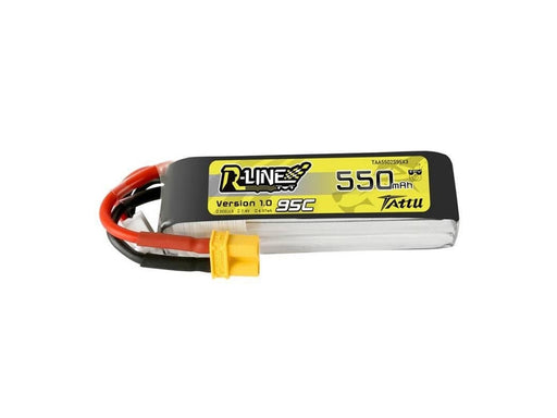 Gens ace &Tattu - 550 mAh 7.4 V 95C 2S1P XT30 Battery R-Line
