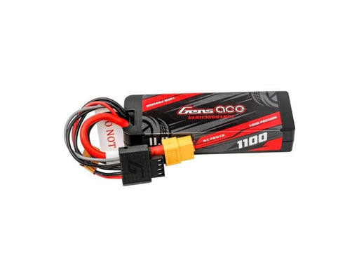 Gens ace &Tattu Lipo G-Tech 1100mAh 11.1V 3S1P 60C GRP-76 Hardcase Battery with XT60 Plug