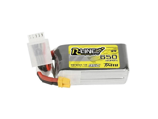 Gens ace &Tattu - Tattu R-Line 650mAh 14.8V 95C 4S1P Battery XT30