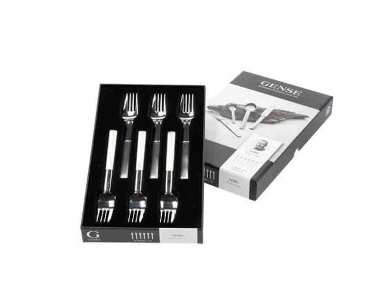 Gense Cake fork Nobel 15.2 cm 6 pcs. Matt/Blank steel