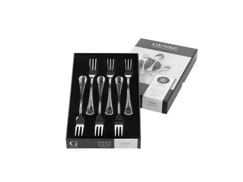 Gense Cake fork Oxford 16.2 cm 6 pcs. Bright steel