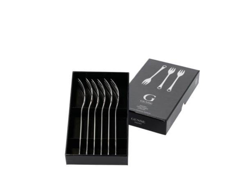 Gense Cake fork Pantry 16 cm 6 pcs. matte/gloss steel