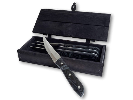 Gense Old Farmer Micarta steak knife XL 4 pcs
