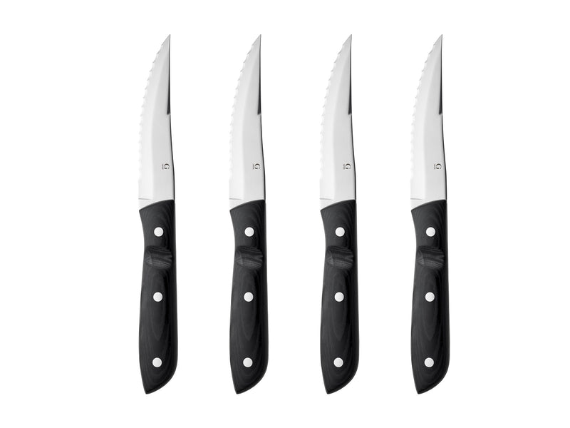 Gense Old Farmer Micarta steak knife XL 4 pcs
