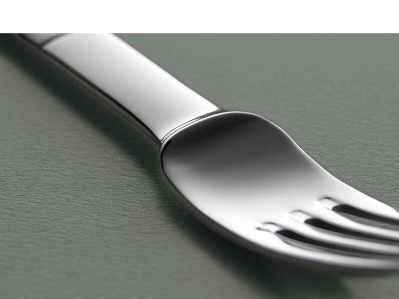 Gense Table fork Nobel 19.2 cm Matte/Glossy steel