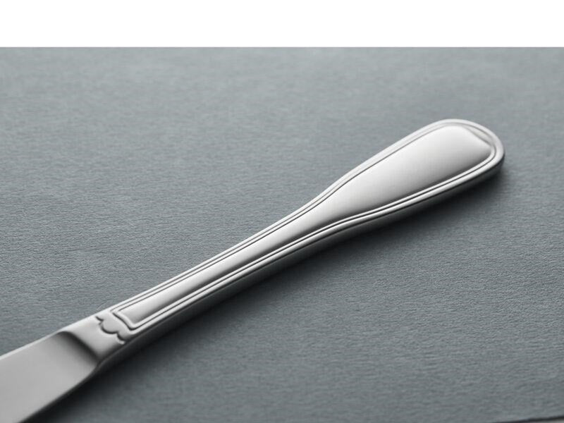 Gense Table knife Attaché 20.5 cm Matte steel