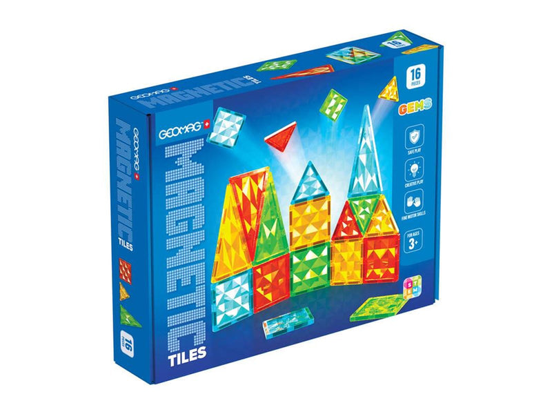 Geomag Gems 16 magnetic tiles