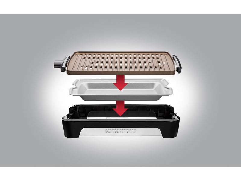 George Foreman Smokeless BBQ Grill 25850-56