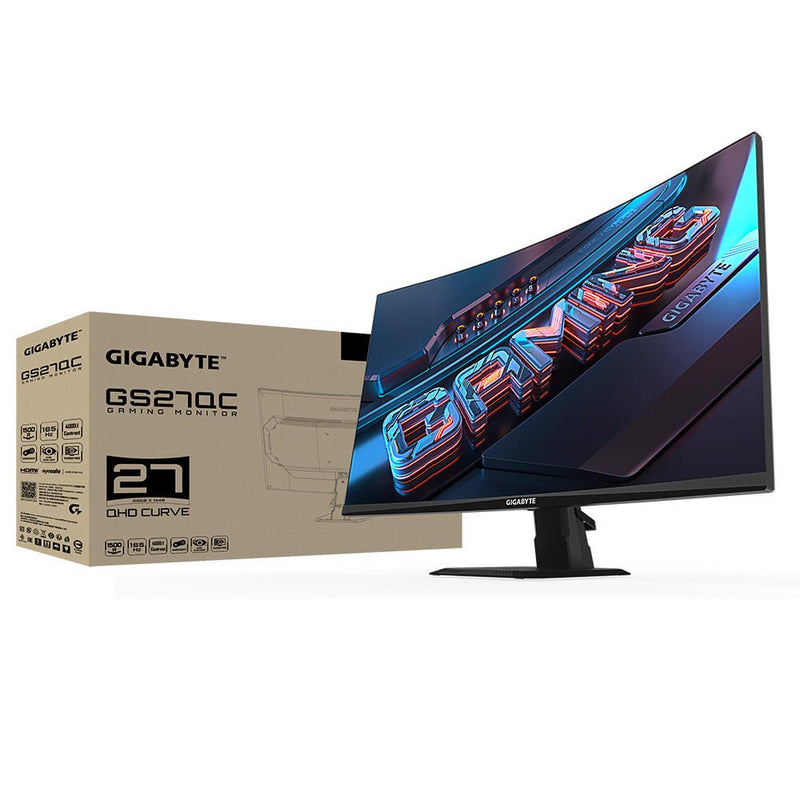 GIGABYTE GS27QC QHD Curved Gaming Monitor
