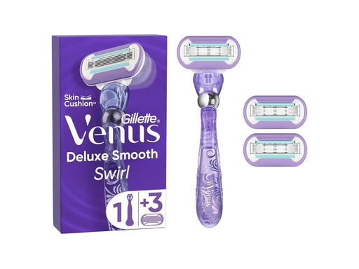 Gillette-Venus Deluxe Smooth Swirl Handle + 3 blades
