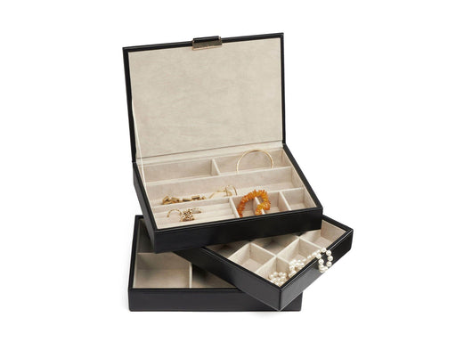 Gillian Jones - Multilayer Jewelry Box - Black