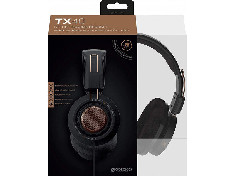 Gioteck TX-40 (Bronze) - Wired Headset - Sony PlayStation 4