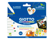 Giotto Decor Materials Paint Markers 6 pcs BL