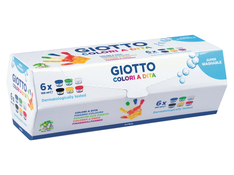 Giotto Dita Finger Paint 6x100 ml