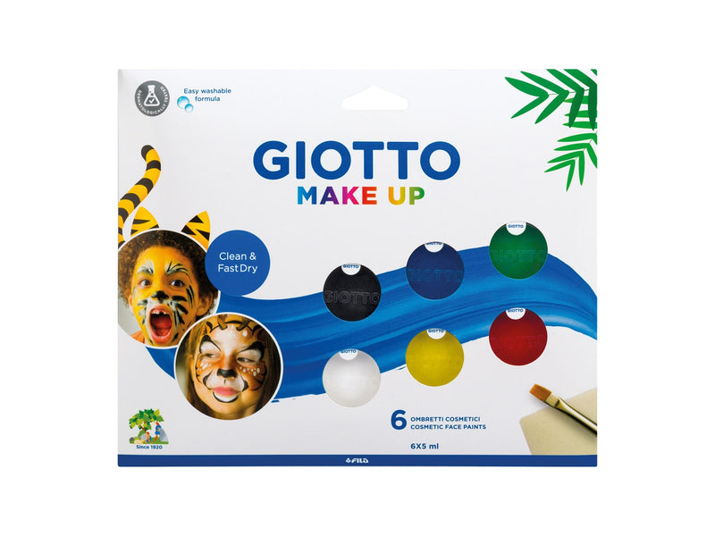 Giotto Make Up Face Paint Classic 6x5 ml BL